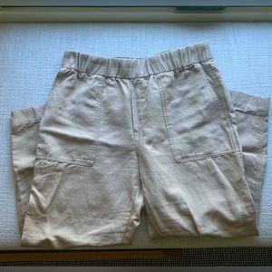 Banana Republic cotton linen blend pants